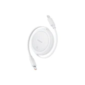 Baseus FREE2PULL Mini Charging Cable Usb-C To Usb-C 60W 1m Beyaz - 2