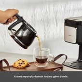 Karaca Just Coffee Aroma 2 In 1 Filtre Kahve ve Çay Demleme Makinesi Bej - 3