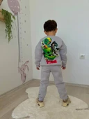 ERKEK ÇOCUK BRAWL STARS MODELLİ 3 İPLİK ŞARDONLU EŞOFMAN TAKIMI thumbnail 3