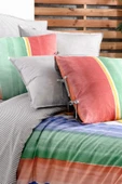 Moretti Multicolour Çift Kişilik %100 Pamuk Fancy Poplin Nevresim Takımı - 5