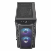 Cooler Master MB311L 600W USB 3.2 RGB mATX Mid Tower Siyah Kasa thumbnail 4