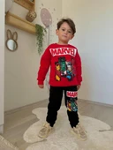 ERKEK ÇOCUK KARAKTER BASKILI 3 İPLİK EŞOFMAN TAKIMI thumbnail 6