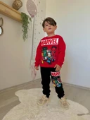 ERKEK ÇOCUK KARAKTER BASKILI 3 İPLİK EŞOFMAN TAKIMI thumbnail 5