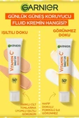 Garnier C Vitamini Parlak Güneş Koruyucu Yüz Kremi SPF50+ – Işıltılı Günlük Fluid Doku, 40 ml - 9