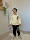 ERKEK ÇOCUK CRAF MODELLİ 3 İPLİK ŞARDONLU EŞOFMAN TAKIMI - 9