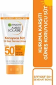 Garnier Ambre Solaire Seyahat Boy Güneş Koruyucu Süt SPF50 – Yüksek UVA & UVB Koruması, 50 ml-24 Saat Nem!! - 1