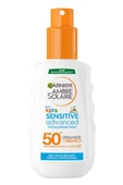 Garnier Ambre Solaire Sensitive Advanced Çocuk Güneş Koruyucu Sprey SPF50+ – Hipoalerjenik, Yüksek Koruma, 150 ml - 1