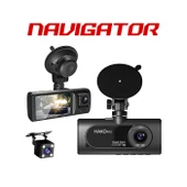 Navigator Hako Pro 180 Açılı 1080P DVR Ekranlı Wi-Fi Yol Kayıt Kamerası CMR100 Ön Arka Kamera thumbnail 3