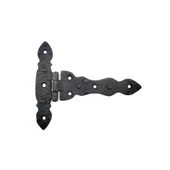 Antika Tarz Dekoratif Pirinç Kuyruklu Düğmeli Menteşe No2 - 138x167 mm, Oksit - 1