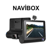 Navibox 140 Açılı 1080P DVR Yol Kayıt Kamerası NV2140U Üçlü Kamera thumbnail 1