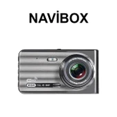 Navibox 140 Açılı 1080P DVR Ekranlı Yol Kayıt Kamerası NV2140E Ön Arka Kamera thumbnail 2