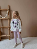 KIZ ÇOCUK MİNNİE MODELLİ TAYTLI TAKIM thumbnail 5