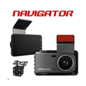 Navibox 140 Açılı 1296P DVR Ekranlı Wi-Fi Yol Kayıt Kamerası NV2140W Ön Arka Kamera thumbnail 2