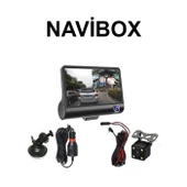 Navibox 140 Açılı 1080P DVR Yol Kayıt Kamerası NV2140U Üçlü Kamera thumbnail 2