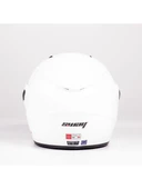 SWAY 702B VİZÖRLÜ YARIM KASK BEYAZ SMALL - 2
