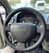 FORD CONNECT FİESTA ÇIKINTILI BOMBELİ ARACA ÖZEL DİKMELİ DİREKSİYON KILIFI NOKTA DÜZ MAVİ İP thumbnail 2