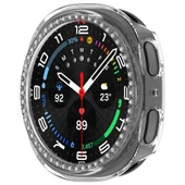 Samsung Galaxy Watch 8 40mm İle Uyumlu Zarif Kristal Taşlı Kasa Koruyucu Kılıf  Şeffaf thumbnail 3