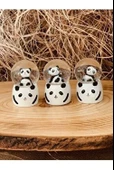 Küçük Boy Panda Kar Küresi Işıklı 6.5 cm - 1
