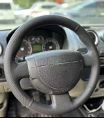 FORD CONNECT FİESTA ÇIKINTILI BOMBELİ ARACA ÖZEL DİKMELİ DİREKSİYON KILIFI NOKTA DÜZ MAVİ İP thumbnail 3