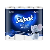 SELPAK 32'LI TUVALET KAGIDI PREMIUM 4 KATLI 1 ADET - 1