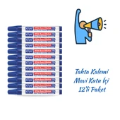 Kraf Beyaz Tahta Kalemi Doldurulabilir 770 Mavi 12 Adet - 1