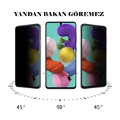 Samsung A74 Mat Hayalet Privacy Tam Kaplayan Kırılmaz Cam Seramik Nano Ekran Koruyucu thumbnail 2