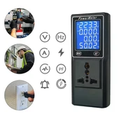 Powermaster PM-26400 Volt Amper Watt HZ Güç Ölçer Dijital Ekranlı (Powermeter) - 1