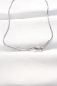 316L Çelik Silver Renk Kolye - TJ-BKO8528 - 1