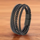 Mat Oniks Doğaltaş Ve Deri Bileklik 31832B9D14 thumbnail 2