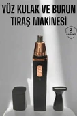 Tıraş Makinesi Kulak Burun ve Yüz Temizleyici Şarjlı Mini - 2