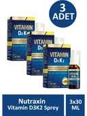 Nutraxin Vitamin D3K2 Sprey 30 ml 3 Adet thumbnail 1