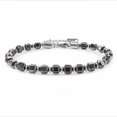 Esmas Kesim Hematit Ayaranabilir Çelik Zincir Bileklik 31832B10D5 thumbnail 1