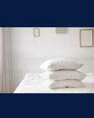 Microfiber Kumaş Yastık | Boncuk Silikon | Beyaz | 850gr | 50x70 - 4