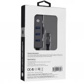 S-link Swapp SW-U3325 4 in 1 Gigabit 1000Mphs 3 Port USB 3.0 Ethernet Type C Hub Adaptör - 6