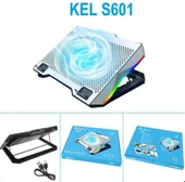 ZR924 S601 Tek Fanlı Rgb Metalik Laptop Soğutucu - 1