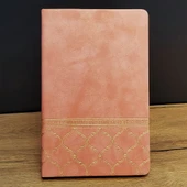 Desenli Deri Defter Somon - 1