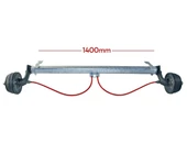 Al-Ko 1500Kg 1400mm Torsiyonlu Frenli Aks Dingil Seti - 2