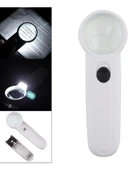 15X Çok Fonksiyonlu 2 Led Işıklı Taşınabilir El Büyüteç - 1