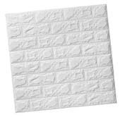 3D Tuğla Desenli Kendinden Yapışkanlı Duvar Paneli 58x38 cm thumbnail 3