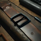 Kemer Tokası 3,8 cm Siyah Silme 1 Adet - 1