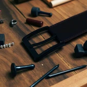 Kemer Tokası 3,8 cm Siyah Boyalı 1 Adet thumbnail 1