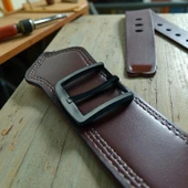 Kemer Tokası 3,8 cm Siyah Silme 1 Adet - 1