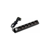 Viko Multi-Let Siyah Anahtarlı 6'lı Priz Kablolu 5 m thumbnail 2