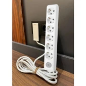 Viko Ultra Ince Fişli Uzatma Kablosu 6’lı Anahtarlı (1.5m) – Dar Alanlar Için Pratik Çözüm thumbnail 1