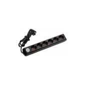 Viko Multi-Let Siyah Anahtarlı 6'lı Priz Kablolu 5 m thumbnail 1