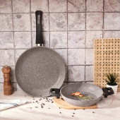 Karaca Gris Bio Granit Tava ve Sahan Seti - 2
