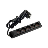 Viko Multi-Let Siyah Beşli Priz Topraklı 2 m Çocuk Korumalı thumbnail 1