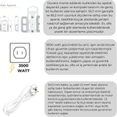 Viko | Altılı Grup Priz, Anahtarlı Topraklı - Çocuk Korumalı Çoğaltıcı Priz [Altılı, 5 Metre, Beyaz] - 3