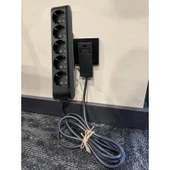 Viko Uzatma Kablosu Siyah 5’li (1.5 m)Ultra İnce Fiş - Dar Alanlarda Maksimum Yer Tasarrufu Sağlar. thumbnail 1