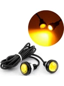 Ayna Altı Led Kartal Göz Led 2'li Turuncu Led-F02 - 1